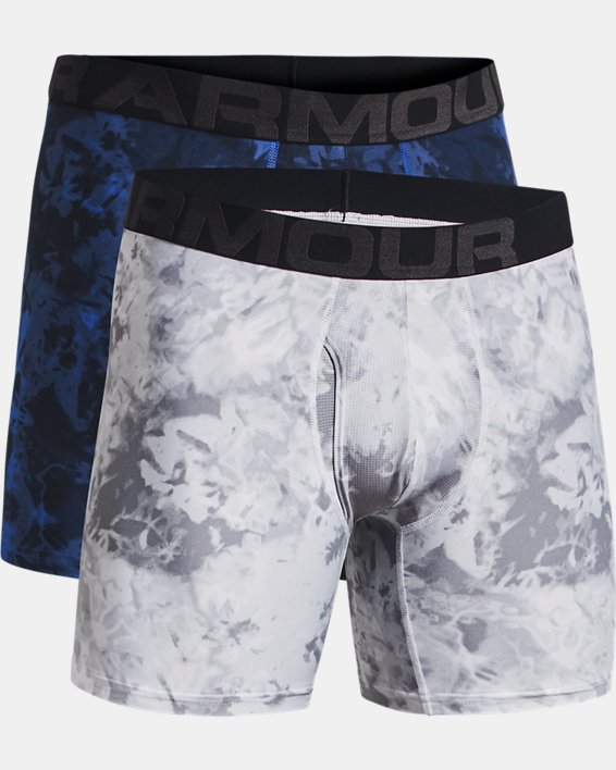 Men's UA Tech™ 6" Boxerjock® – 2-Pack, Blue, pdpMainDesktop image number 2